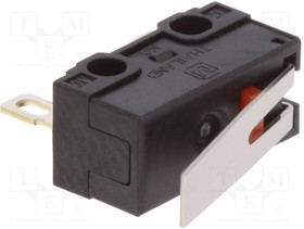 AH166261AT, Микропереключатель SNAP ACTION; с рычагом; SPDT; 1A/125ВAC