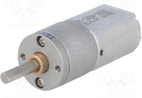 POLOLU-3467, Двигатель: DC, с редуктором, POLOLU 20D, 6ВDC, 3,2А, Ось: D профиль