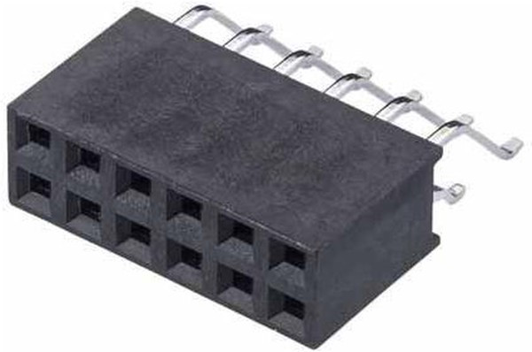 M20-7920642R, Headers &amp; Wire Housings 6+6 DIL HORIZ SMT SKT T&amp;R