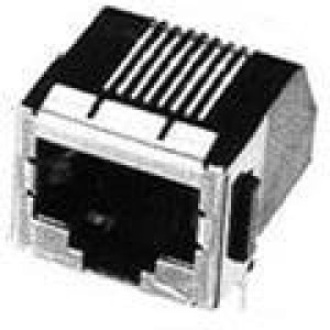 5406429-1, Modular Connectors / Ethernet Connectors MJ,LPF,R/A,8P,SHLD PNL STP,HTN