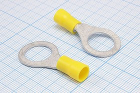 Клемма"O" d12.0мм, под провод 4.0-6.0мм2 желтая; №2464 Y клемма"O" d12,0\1,0\S4,0~ 6,0\\\жел\VR5-12\