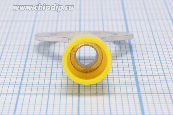 Клемма"O" d12.0мм, под провод 4.0-6.0мм2 желтая; №2464 Y клемма"O" d12,0\1,0\S4,0~ 6,0\\\жел\VR5-12\