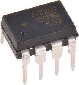 HCPL-2201-000E, HCPL-2201-000E Logic Gate Output Optocoupler, Through Hole, 8-Pin DIP