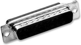 865650PLTXLF, Корпус разъема D Sub, 50 вывод(-ов), D Sub, DD, Серия 8656, Штекер, Корпус из Стали