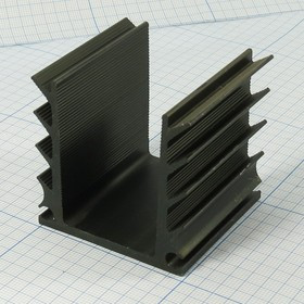 Радиатор охлаждения 50x 51x 50, J04, Al, черный, BLA047-50