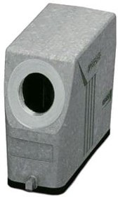1424380, Heavy Duty Power Connectors HC-STA-D25-HHFS-1ST P21-ELC-AL Plug Slv