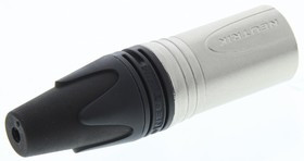 NC3MXX-HA, Cable Mount XLR Connector, Male, 50 V, 3 Way, Silver Plating