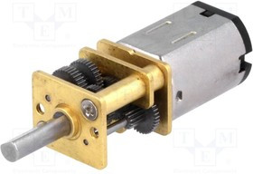 POLOLU-3070, Двигатель: DC, с редуктором, HPCB, 6ВDC, 1,5А, Ось: D профиль