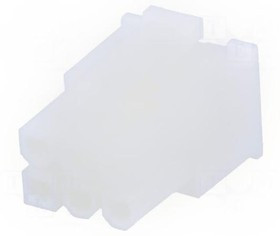 0039012065, Conn Housing RCP 6 POS 4.2mm Crimp ST Cable Mount Natural Mini-Fit Jr™ Bag 0039012065, Conn Housing RCP 6 POS 4.2mm Crimp ST Cable Mount Natural Mini-Fit Jr™ Bag