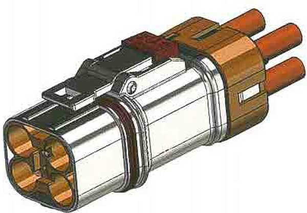 PL184X-41-6, Heavy Duty Power Connectors 4.0MM 4 WAY PLG STRT FOR 6MM2