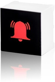 CTHS15CIC01ALARM, Switch Push Button OFF ON SPST Flush Square Button Thru-Hole PC Pins Tray