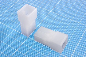 Кожух для клемм штекер 6.4x0.8мм, колодка для 2 клемм; №1107 клемма кожух штек 6,4x0,8\\2H \\\пл 20605