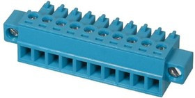 TBP02P1W-381-10BE, Pluggable Terminal Blocks Terminal block, pluggable, 3.81, plug, 10 pole, slotted screw, blue