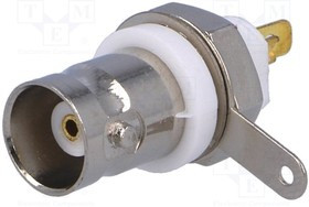 BNC-056, Гнездо BNC "мама" изолированный прямой пайка па