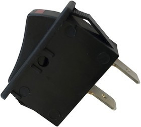 MP005743, Клавишный переключатель, Вкл.-Выкл., SPST-NO, SPST-NC, Без Подсветки, Панель, Красный