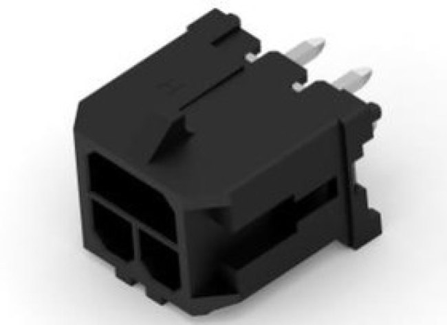 1-2204801-8, Power to the Board MICRO-HI HEADER VERTICAL DIP 4P