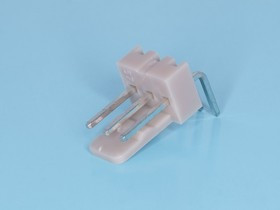 WF-3R, Разъем питания 3 контакта, вилка на плату, прямой угол, шаг 2,54мм