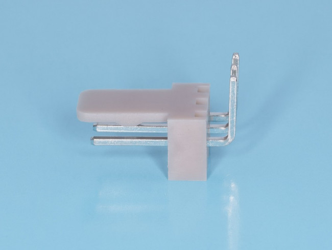 WF-3R, Разъем питания 3 контакта, вилка на плату, прямой угол, шаг 2,54мм