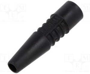 R280-560-000, Strain relief; black; Application: BNC plugs; Oin: 2.6mm; L: 27mm R280-560-000, Strain relief; black; Application: BNC plugs; Oin: 2.6mm; L: 27mm