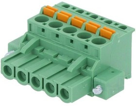 2EDGKDAM-5.08- 05P-14-00AH, Разъемный клеммник, 5,08мм, Кол-во полюс: 5, угловой 90°, вилка