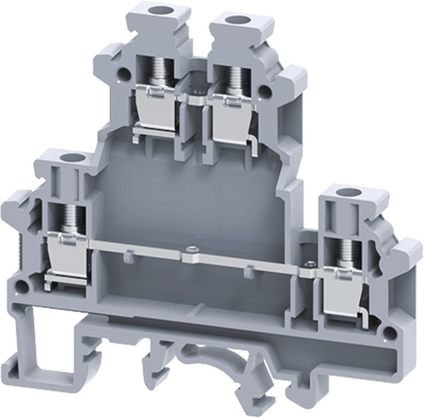 Клемма двухярусная винтовая OptiClip CDL-4-2L-I сер. КЭАЗ 289803