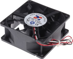 FD1290-A3151G2AL, CeraDyna Series Axial Fan, 12 V dc, DC Operation, 195m³/h, 15W, 1.25A Max, 92 x 92 x 38mm