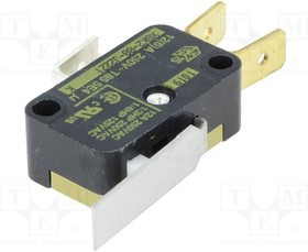 XGK2-88-J22Z1, Micro Switch XG, 12A, 1CO, 1.5N, Short Flat Lever
