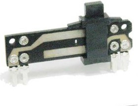 Резистор переменный, движковый 50кОм, линейность A, ширина 35мм, вал и размеры 4C5x4, F-1572