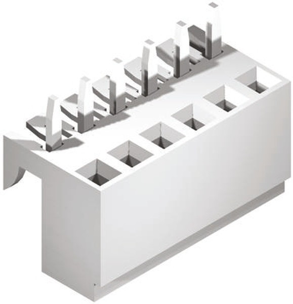 38-00-1406, Conn Socket Strip RCP 16 POS 2.54mm Solder ST Bottom Entry Thru-Hole KK Tray