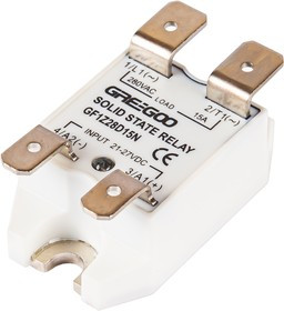 GF1Z28D15N, Реле твердотельное 1зам. 24VDC 15А QUICK CONNECT