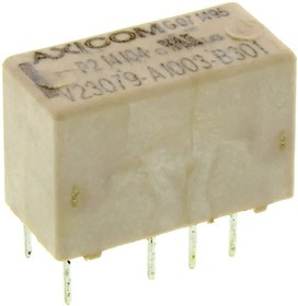 V23079A1003B301, Реле 2 переключ. 12VDC, 2A/250VAC DPDT