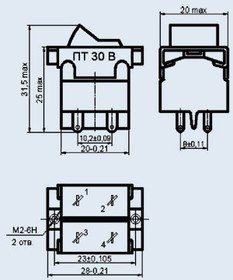 ПТ30В, Переключатель ПТ30В, Переключатель