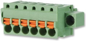 ASP0840406, Съемная клеммная колодка, 3.81 мм, 4 вывод(-ов), 28AWG до 16AWG, 1.5 мм², Вставной, 9 А