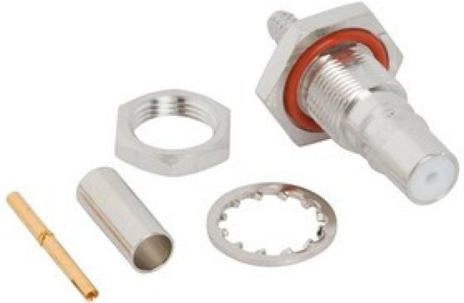 930-124J-51S, RF Connectors / Coaxial Connectors JK BLKHD-RG-316