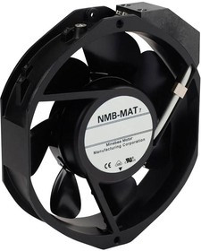 15038PB-A1L-EP-00, AC Axial Fan, Rectangular with Rounded Ends, 172 мм, 38 мм, Качения, 212 фут³/мин
