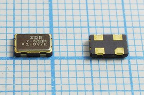 Кварцевый генератор 7.3728МГц 1.8В,НCMOS/TTL в корпусе SMD 5x3.2мм, гк 7372,8 \\SMD05032C4\CM\ 1,8В\