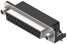 D-Sub connector, 25 pole, standard, angled, solder connection, 618025231121 D-Sub connector, 25 pole, standard, angled, solder connection, 618025231121