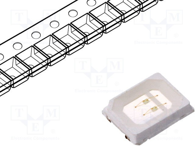 OSG42835C1H-60MA, LED; SMD; 2835; green; 10?15lm; 2.8x3.5x0.85mm; 120°; 2.8?3.4V; 60mA OSG42835C1H-60MA, LED; SMD; 2835; green; 10?15lm; 2.8x3.5x0.85mm; 120°; 2.8?3.4V; 60mA