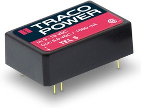 TEL 5-1211, DC/DC преобразователь, 5Вт, вход 9-18В, выход 5В/1А TEL 5-1211, DC/DC преобразователь, 5Вт, вход 9-18В, выход 5В/1А
