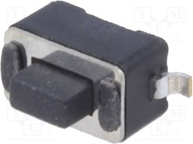 DTSM32N-F, Микропереключатель TACT, SPST-NO, Пол: 2, 0,05A/12ВDC, SMT, нет