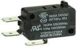 V15H16-CZ100-K, Switch Snap Action N.O./N.C. SPDT Pin Plunger 16A 250VAC 372.85VA 0.98N Screw Mount Quick Connect