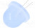 CQL-734, LED; 16mm; blue; 140?500mcd; Front: convex; 2.9?3V; No.of term: 2