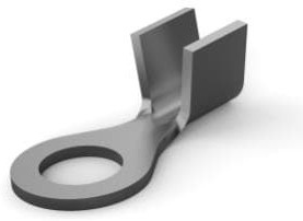 61546-1, Ring Tongue Terminal 6-10AWG Brass 28.07mm Tin T/R