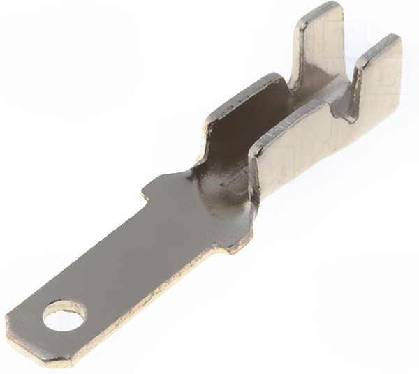 ST-031/2, Наконечник: плоская, 2,8мм, 0,5мм, "папа", 0,5-1мм2, обжим, лужные ST-031/2, Наконечник: плоская, 2,8мм, 0,5мм, "папа", 0,5-1мм2, обжим, лужные