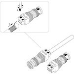 06-0061-A, Разъем высокочастотный на кабель, штекер BNC с клеммной колодкой, (1шт.) 06-0061-A, Разъем высокочастотный на кабель, штекер BNC с клеммной колодкой, (1шт.)