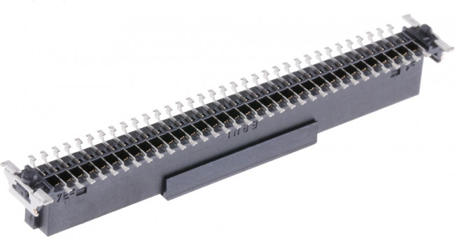 154808 / 154808-E, SMC Series Straight Surface Mount PCB Socket, 68-Contact, 2-Row, 1.27mm Pitch, Solder Termination 154808 / 154808-E, SMC Series Straight Surface Mount PCB Socket, 68-Contact, 2-Row, 1.27mm Pitch, Solder Termination