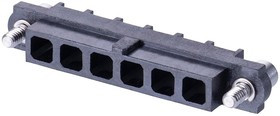 M80-263F206-00-00, Корпус разъема, Datamate Mix-Tek M80, Гнездо, 6 вывод(-ов), 4 мм