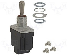 1TL1-2, Toggle Switches SPST OFF-ON Screw Term