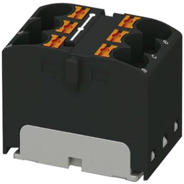 3273804, DIN Rail Terminal Blocks PTFIX 6X4 BK 3273804, DIN Rail Terminal Blocks PTFIX 6X4 BK