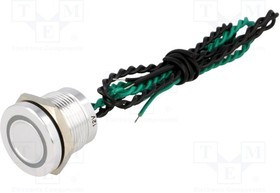 PS193P10Y01G12T, Переключатель: пьезоэлектрический, Пол: 2, SPST-NO, 0,2A/24ВAC